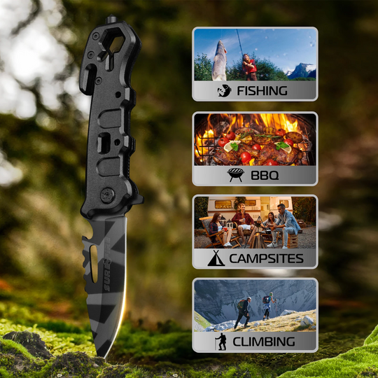 Apex Shatter:  Stainless Steel Emergency Rescue Knife