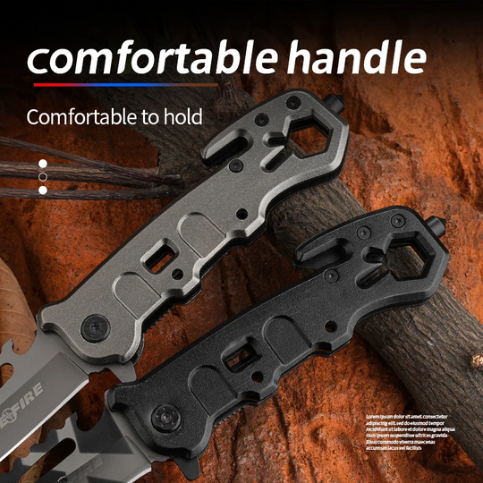 Apex Shatter:  Stainless Steel Emergency Rescue Knife