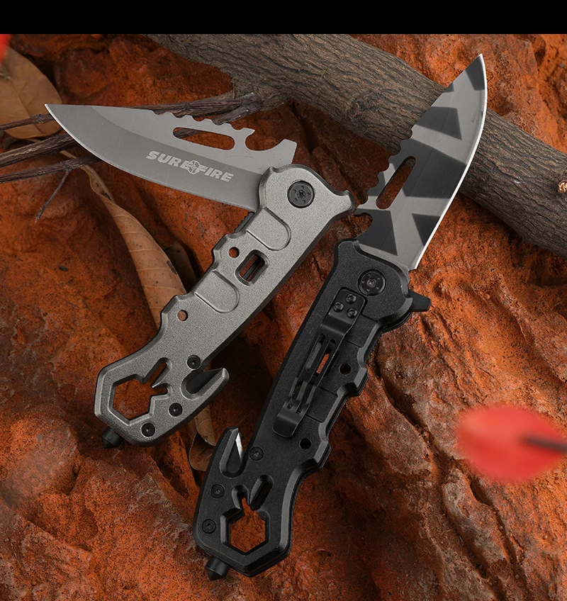 Apex Shatter:  Stainless Steel Emergency Rescue Knife