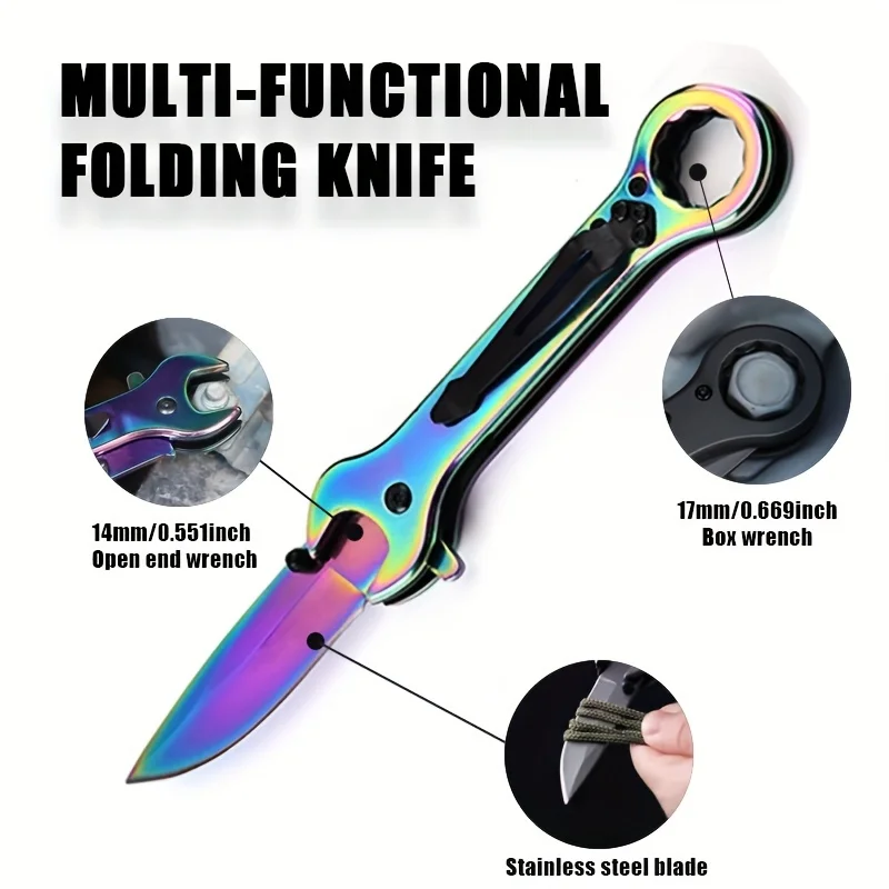 HexEdge:  7.5" Wrench Tactical Folding Pocket Knife