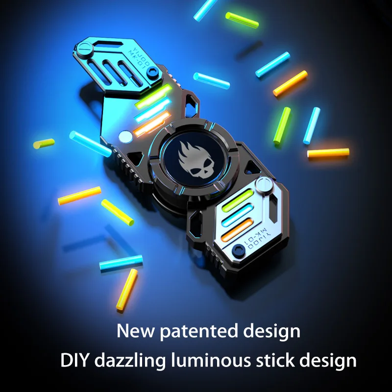 CosmoGlow: The Ultimate Glow-in-the-Dark Metal Fidget Spinner