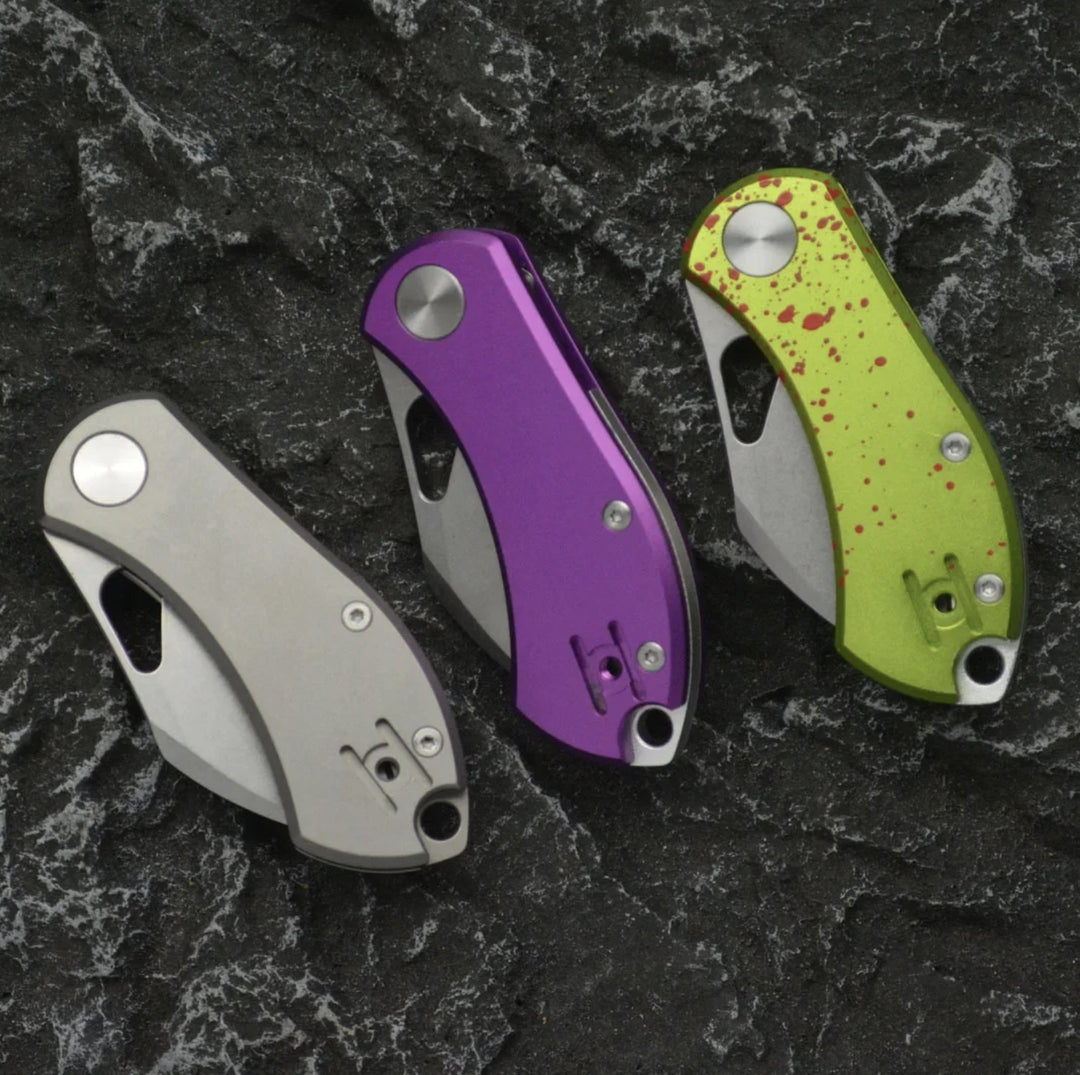 NEOSWIPE: Aluminium-Titanium EDC Pocket Knife