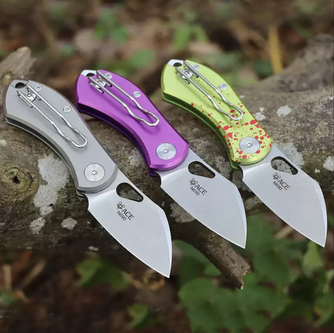 NEOSWIPE: Aluminium-Titanium EDC Pocket Knife