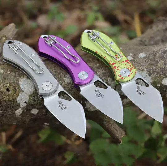 NEOSWIPE: Aluminium-Titanium EDC Pocket Knife