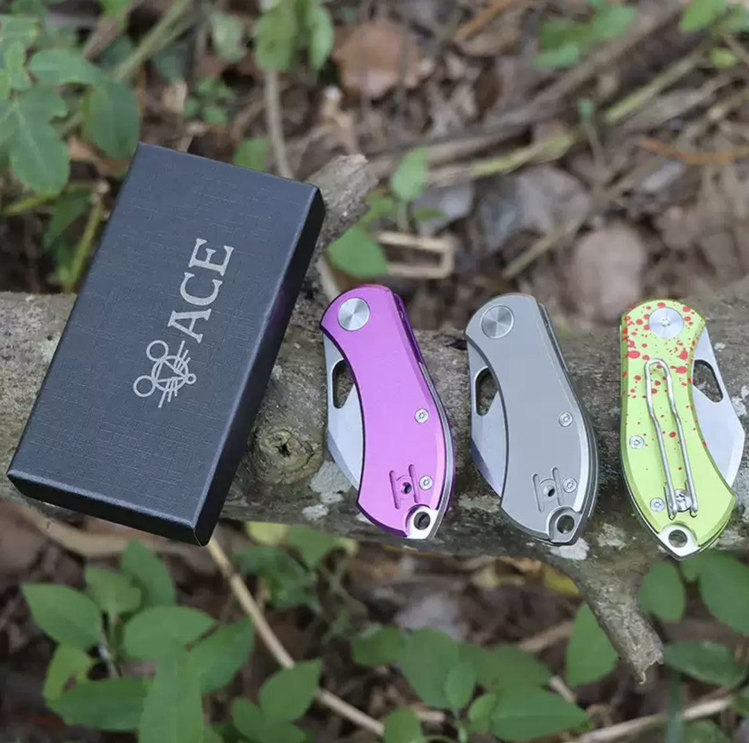 NEOSWIPE: Aluminium-Titanium EDC Pocket Knife