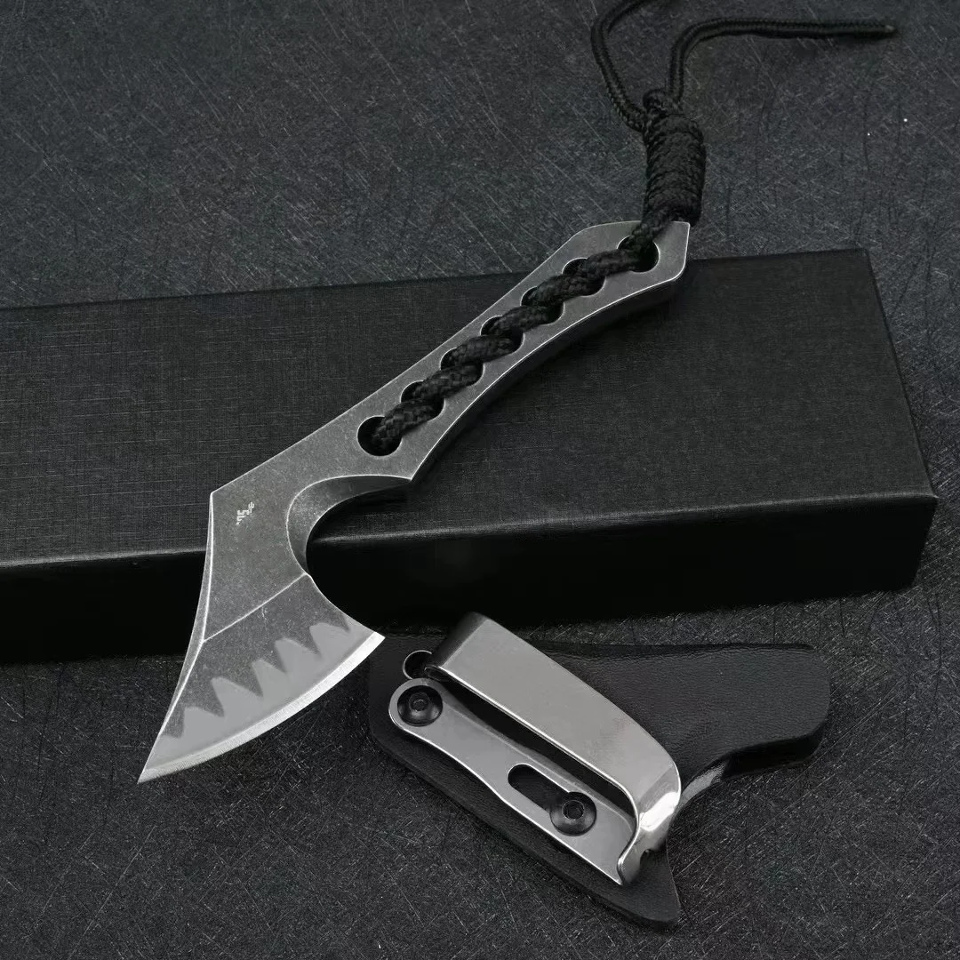 Axehammer : Stainless Steel Mini Tactical Axe Knife