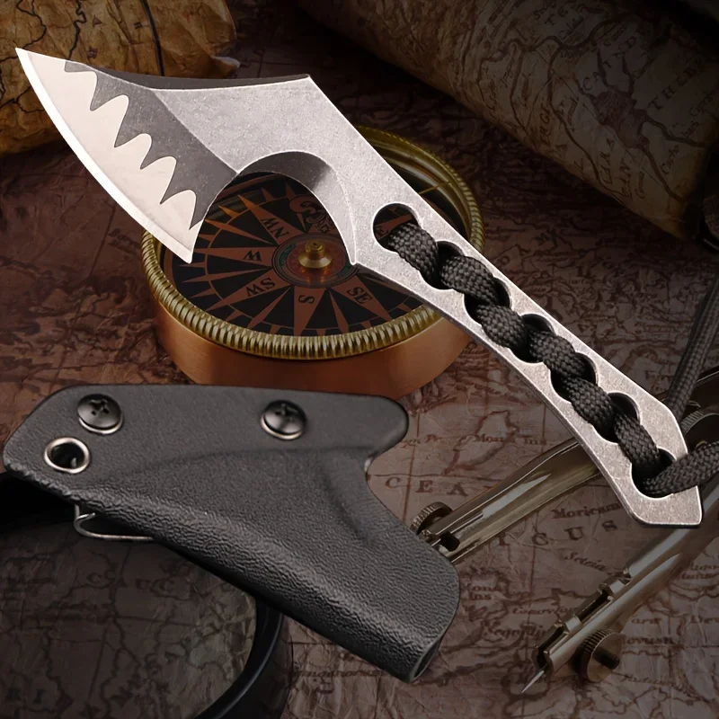 Axehammer : Stainless Steel Mini Tactical Axe Knife
