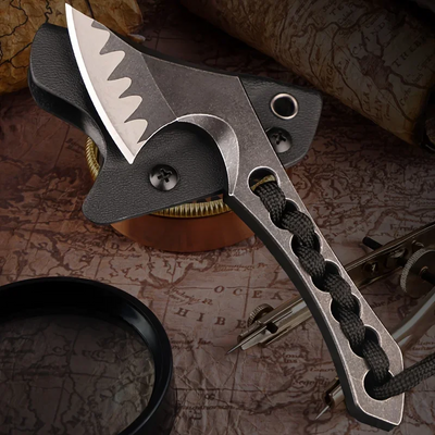 Axehammer : Stainless Steel Mini Tactical Axe Knife