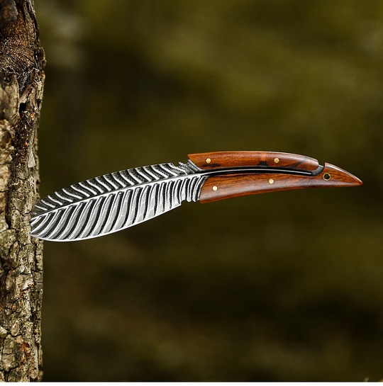 Plumepierce : Handmade Stainless Steel Utility Knife
