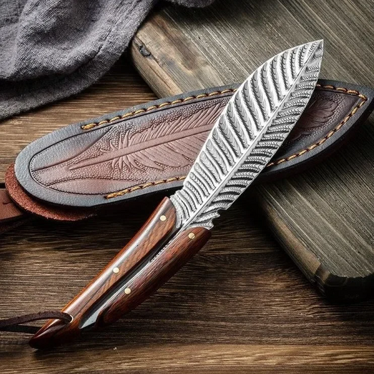 Plumepierce : Handmade Stainless Steel Utility Knife