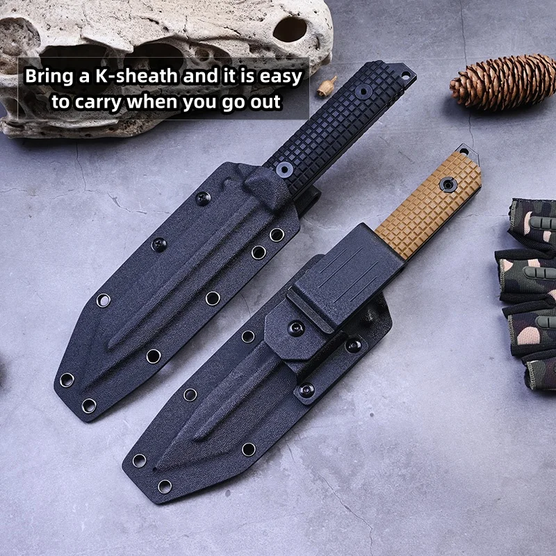 The Vanguard : Outdoor Fixed Blade Knife Straight Knife