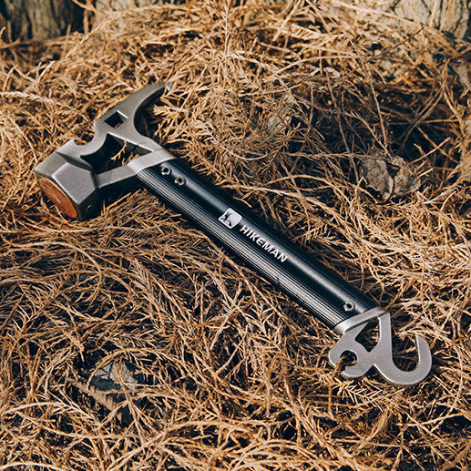 StrikePull – Copper Head Camping Hammer For Driving & Pulling Tent Stakes