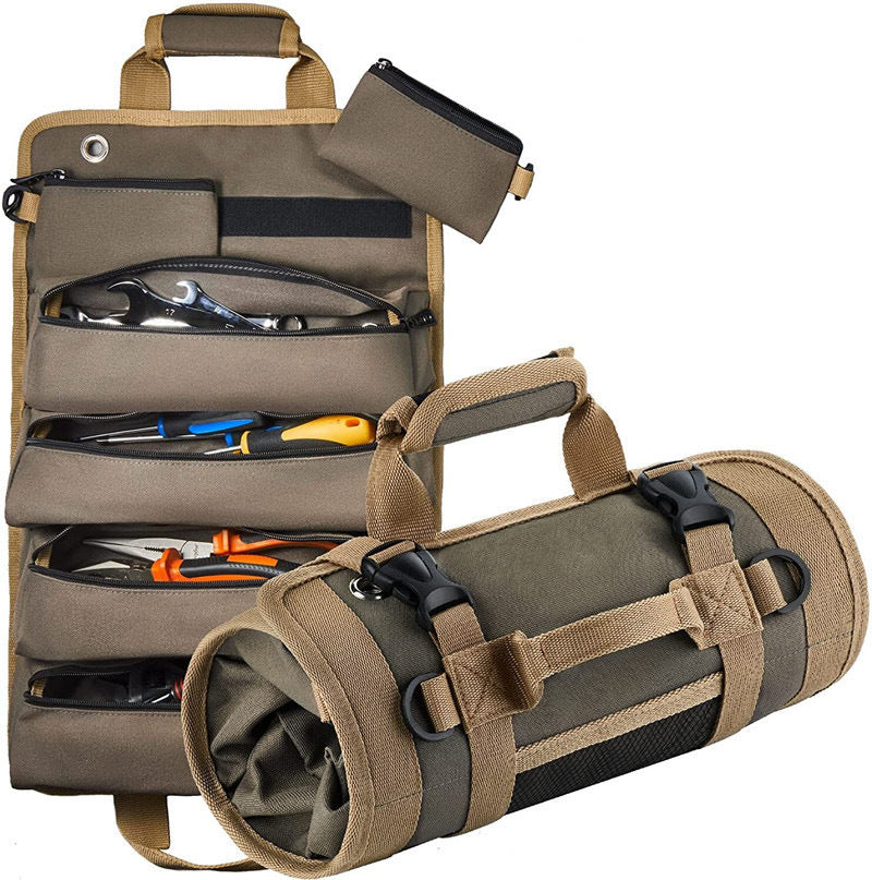 Multi-Functional Roll-Up Tool Organizer – Versatile Storage Bag for Tools & Hardware
