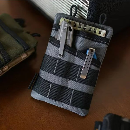 Pocketra:7-in-1 EDC Pouch – Mini Multi-Utility Wallet