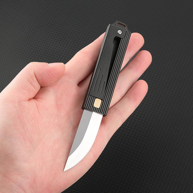 Gravity Flick – Tactical D2 Steel EDC Knife with Aluminum Handle