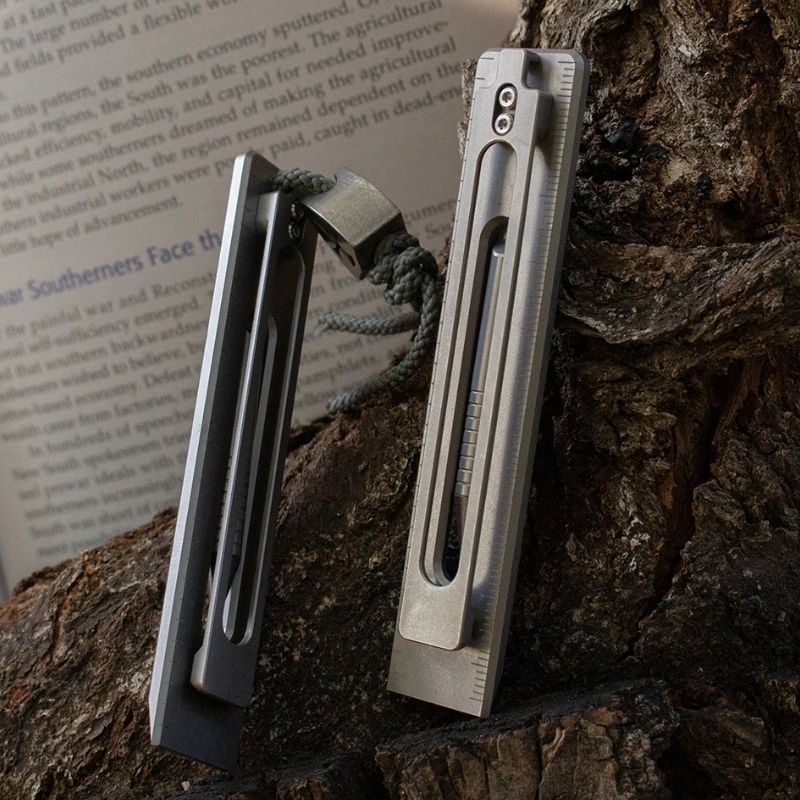 The BookBond Pen: Titanium Multitool Bookmark