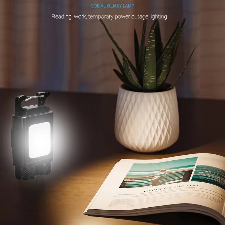 LumiBolt:Rechargeable Ultra-Bright Magnetic LED Keychain Mini Flashlight