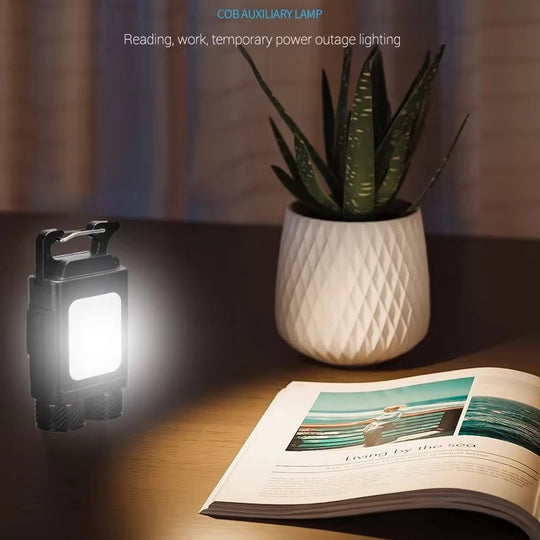 LumiBolt:Rechargeable Ultra-Bright Magnetic LED Keychain Mini Flashlight