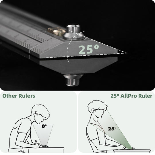 AllPro Ruler G2|Titanium EDC Measuring Tool That Does It All