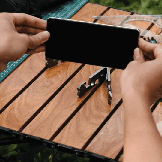 AceStand 2.0 - The Magnetic All-in-1 Titanium EDC Phone Stand
