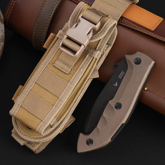 FoxRanger N690 Tactical Folding Knife – Outdoor Survival & Rescue Blade