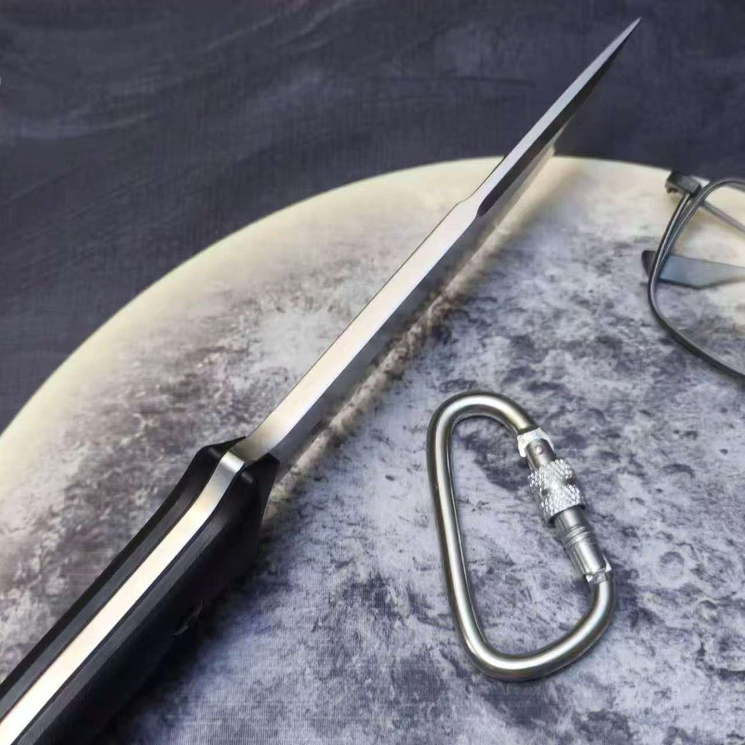 Roadblock, Overbuilt D2 Survival Fixed Blade Knife, G10 handle