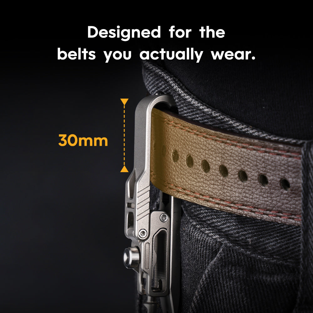 K-Smart X: A Refined Titanium EDC Belt Buckle Toolkit System