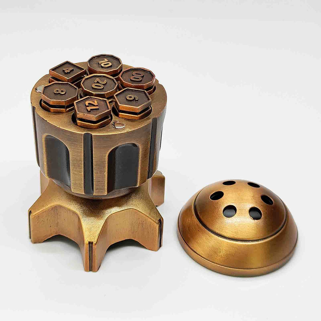RocketDice – EDC Fidget Toy Rotating Metal Dice Set