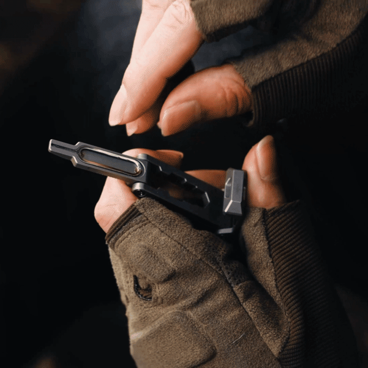 T-REX Stand:12-in-1 Titanium Foldable Phone Stand & EDC Tool