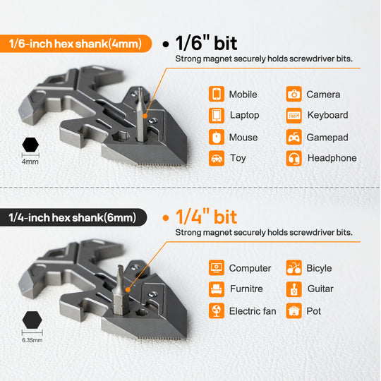 V-Stand: Titanium Multi-Tool Phone Stand for EDC