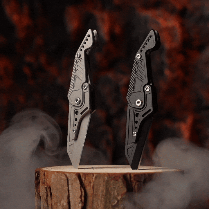 LINKFIN: A Compact Sliding-Link Knife for Everyday Use