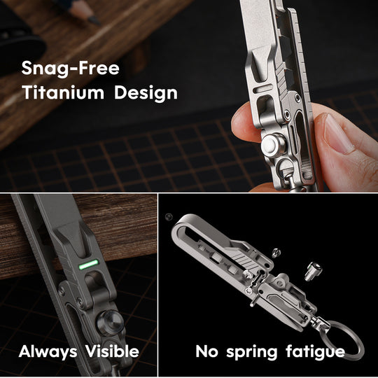 K-Smart X: A Refined Titanium EDC Belt Buckle Toolkit System