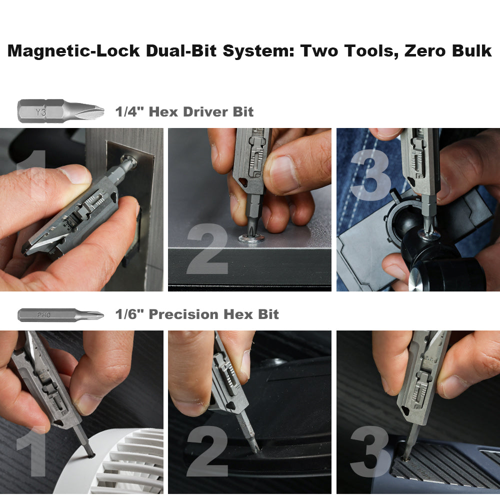 Mini Master - Micro Titanium Keychain Knife & EDC Multitool