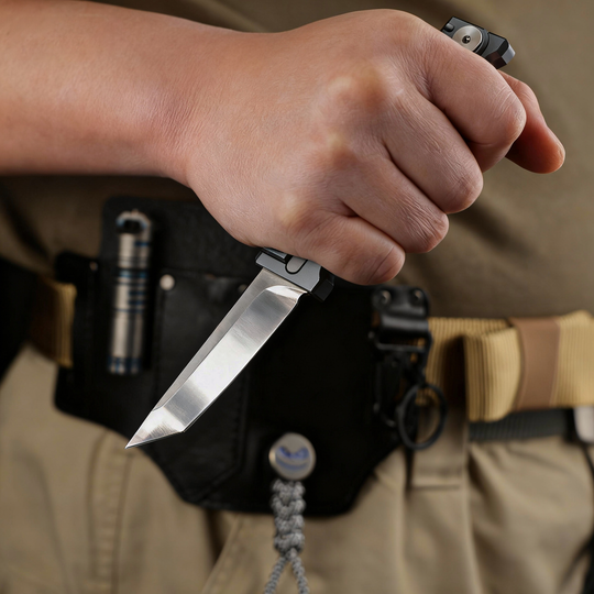 50% OFF-Limited Holiday Edition! Gravity Knife+Pendant+Flashlight+Sheath