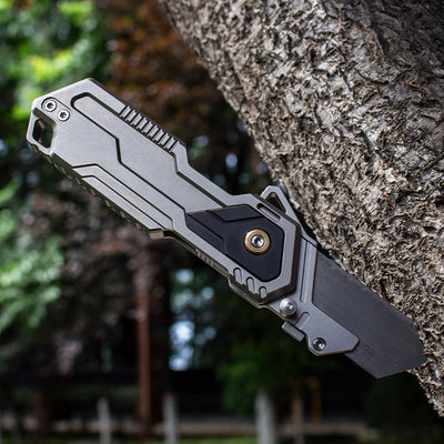 The Phantom 2.0: Enhanced Titanium Folding Utility Knife