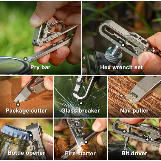 K-Smart X: A Refined Titanium EDC Belt Buckle Toolkit System