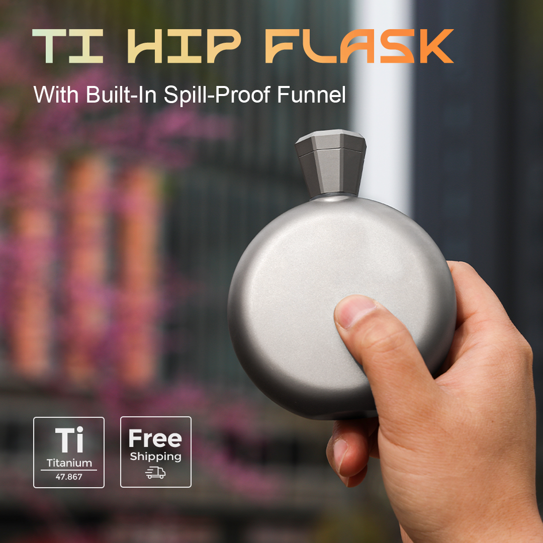 Ti-Flow: A Smarter, Sleeker Hip Flask for Everyday Carry