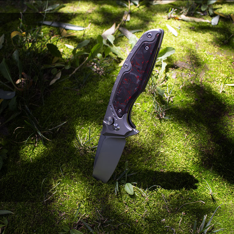 The Scarab Knife: Ti Handle & M390 Blade