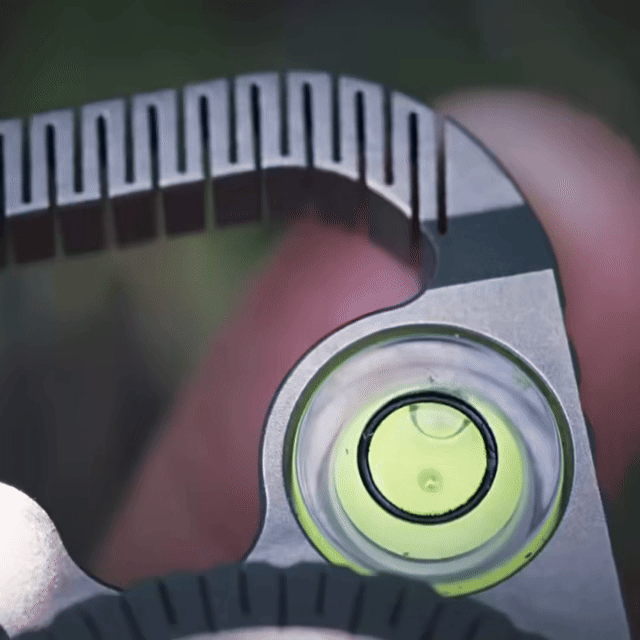 The Magnorth: Titanium Compass EDC Clip with Magnifier, Bubble Level & Pry Bar