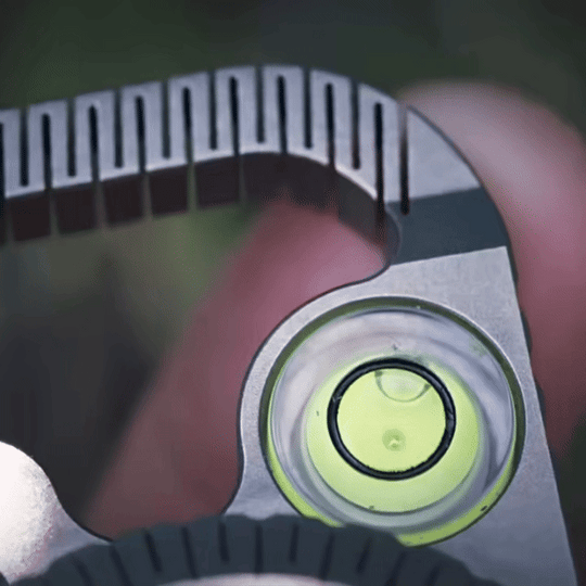 The Magnorth: Titanium Compass EDC Clip with Magnifier, Bubble Level & Pry Bar
