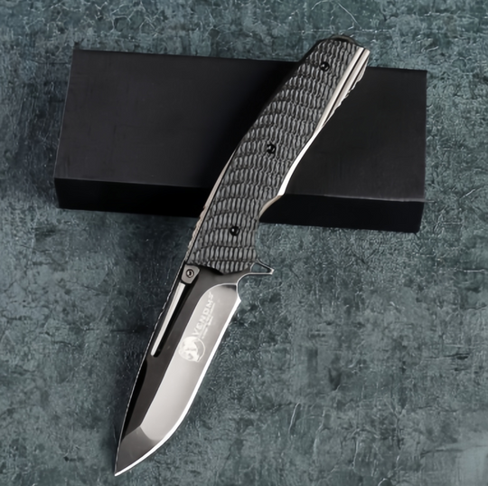 Venom Viper S35VN Tactical Folding Knife – Precision CNC Blade, G10 Handle, Anti-Slip Grip