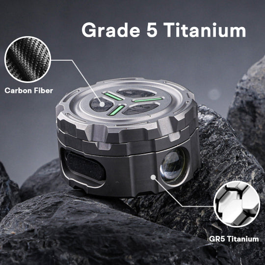 Mag-Dot - Magnetic Titanium Mini EDC Flashlight & Fidget Toy