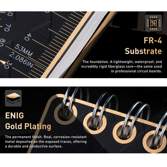 Circuitote - The PCB Cover EDC Notebook for Explorers