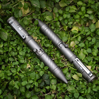 BoltLite: Titanium Pen, Flashlight & Pry Bar in One