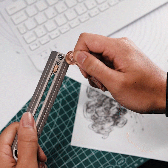 AllPro Ruler G2|Titanium EDC Measuring Tool That Does It All