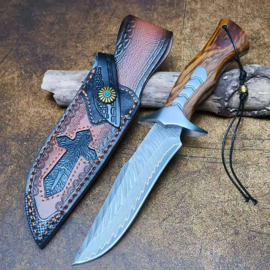 ZenGuard- Damascus Ironwood Chef Knife