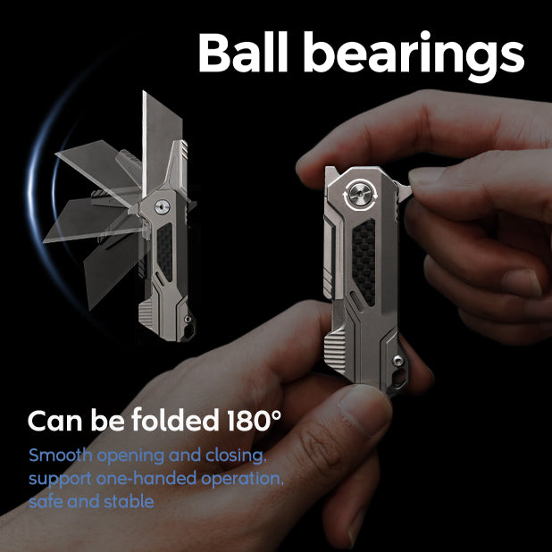 The WindSlice - Mini EDC Titanium Folding Utility Knife