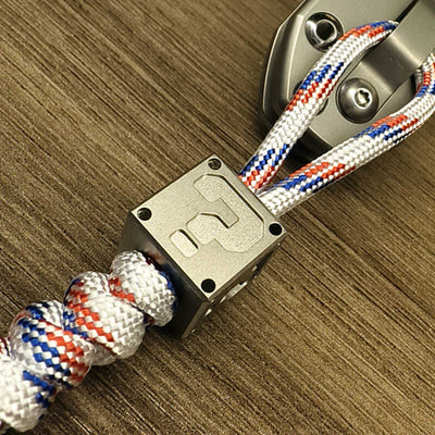 ADD ONS : Blocks Titanium Knife Pendant (Free paracord)