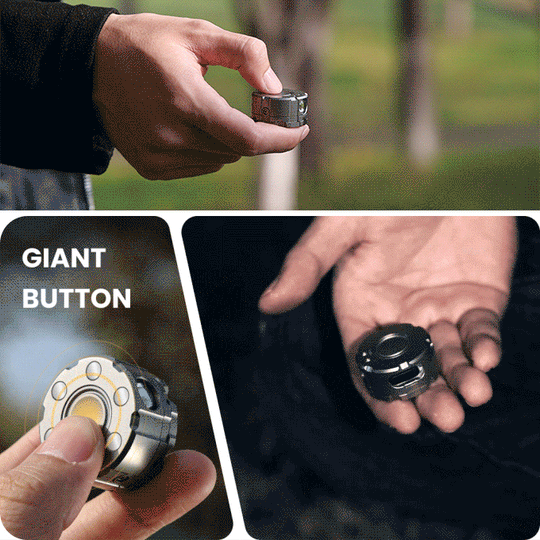 Mag-Dot - Magnetic Titanium Mini EDC Flashlight & Fidget Toy
