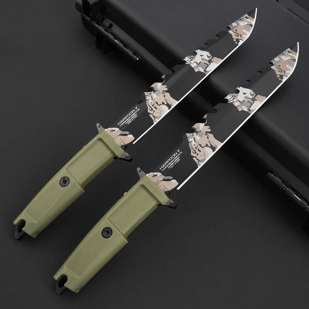 Geotech Harpoon Elite – Tactical Tanto Survival Spear-Knife | 13.8" N690Co Steel